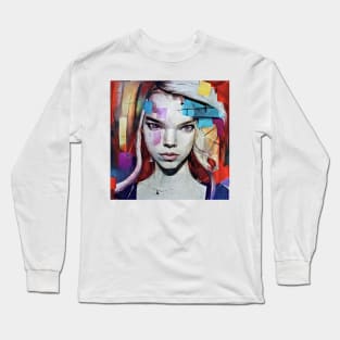 Sad portrait of Anya Long Sleeve T-Shirt